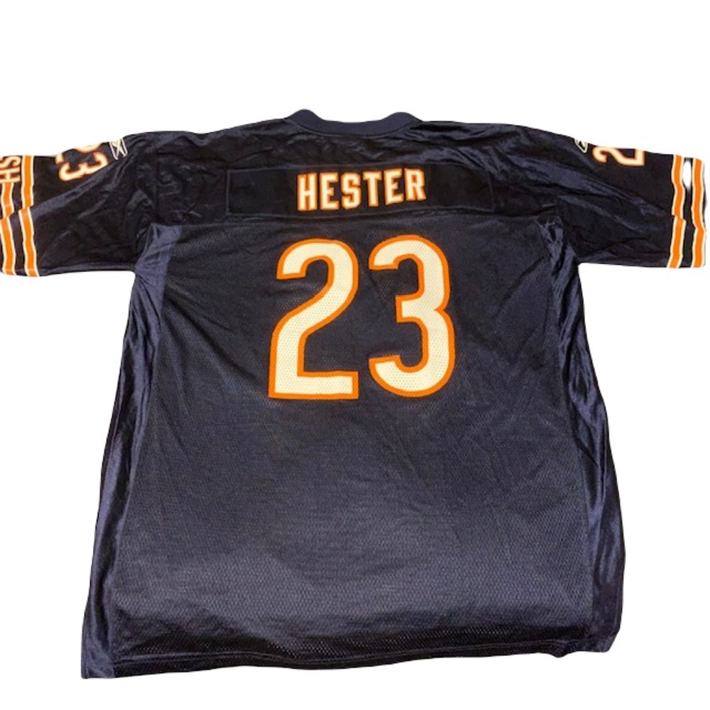 Chicago Bears Devin Hester jersey men's size XL blue Reebok Vintage on Field